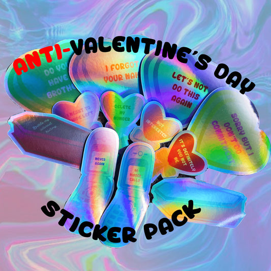 Anti-Valentine's Day Sticker Pack